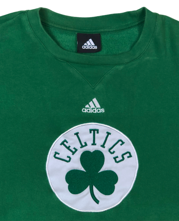 Vintage Adidas Boston Celtics Crewneck - Image 2