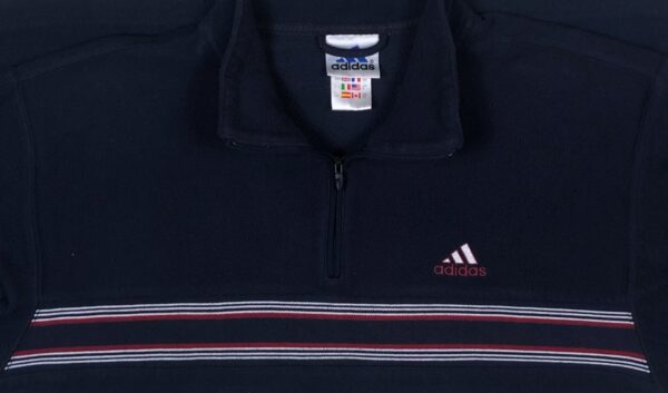 Vintage Adidas Halfzip Fleece Medium - Image 2