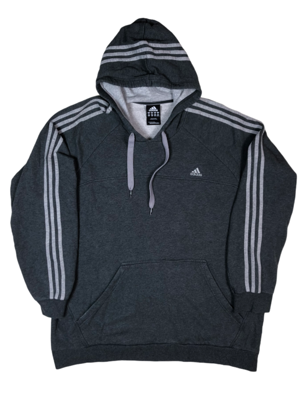 Vintage Adidas 3 Striped Hoodie XXL