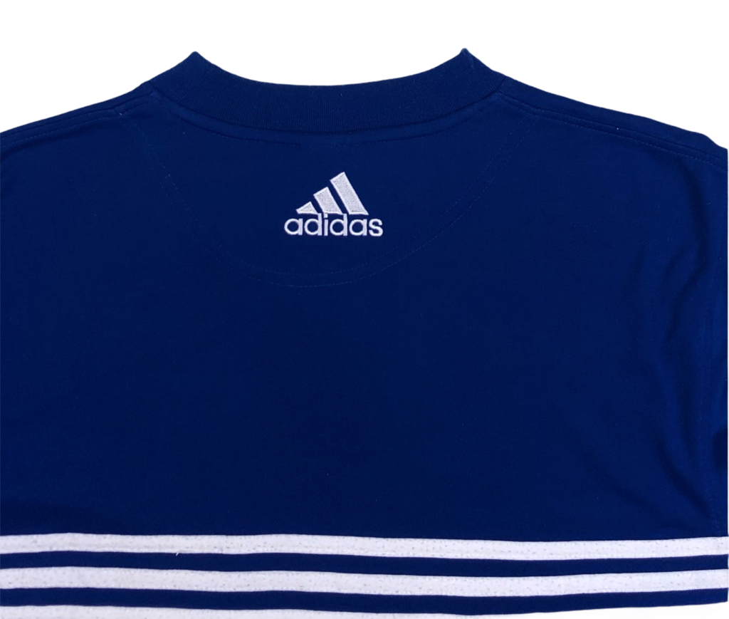 Vintage Adidas 3 Striped T-Shirt Large â ALMO vintage
