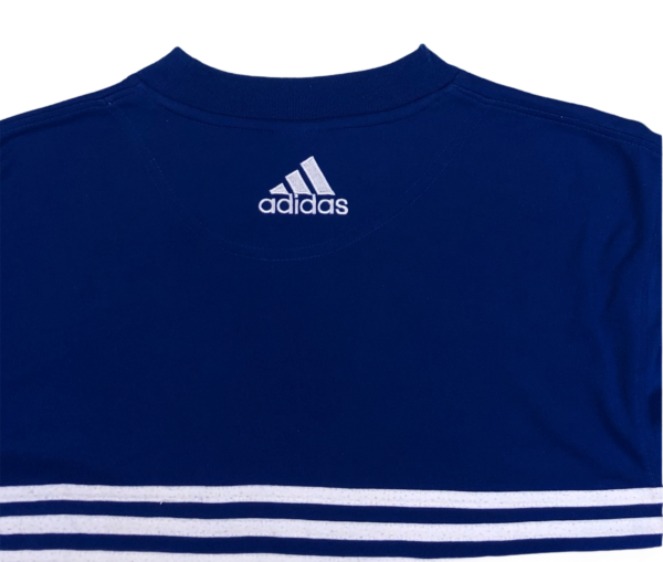 Vintage Adidas 3 Striped T-Shirt Large - Image 3
