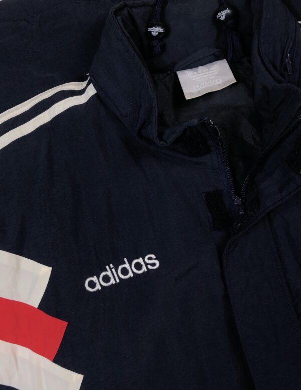 Vintage Adidas 3 Striped Jacket - Image 2