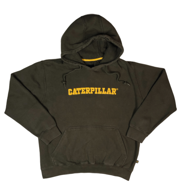 Vintage Caterpillar Hoodie Large