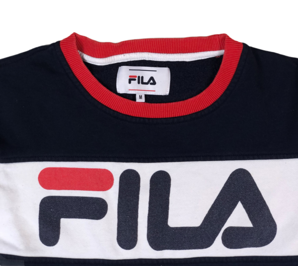 Vintage Fila Croptop Crewneck Wmns - Image 2