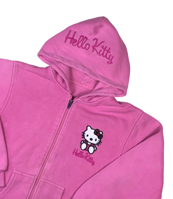 Vintage Hello Kitty Pink Hoodie Wmns - Image 3