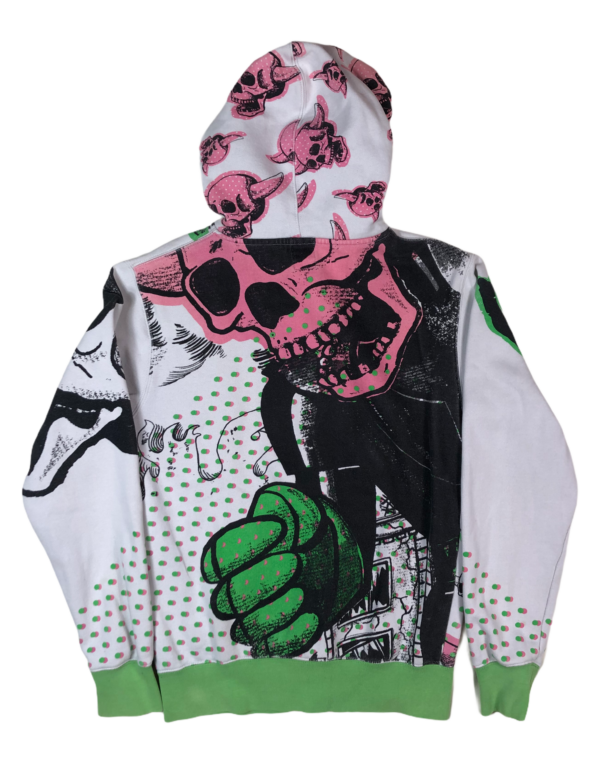 Vintage Iron Fist Hoodie S-M - Image 2