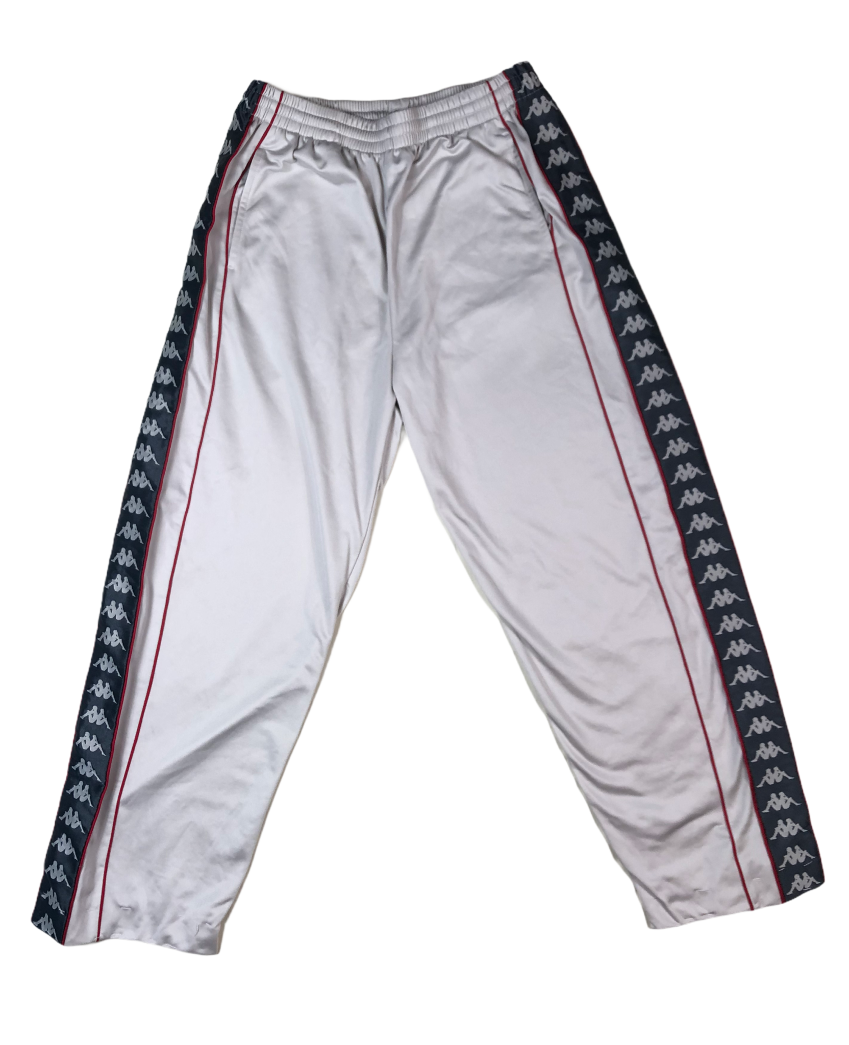 kappa button up track pants