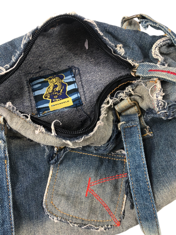 Vintage Kenvelo Denim Bag - Image 3