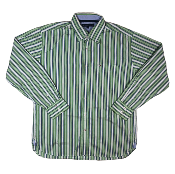 Vintage Tommy Hilfiger Striped Shirt Large