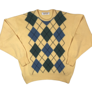 Vintage Lyle&Scott Diamond Jumper