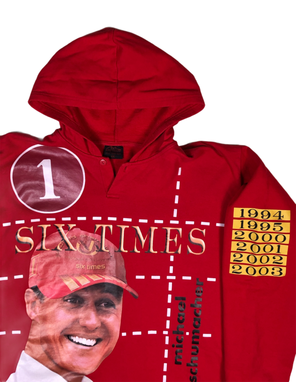 Vintage F1 Michael Schumacher Hoodie - Image 2