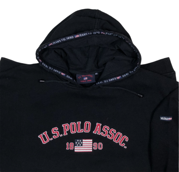 Vintage US Polo Jeans Hoodie XL - Image 2