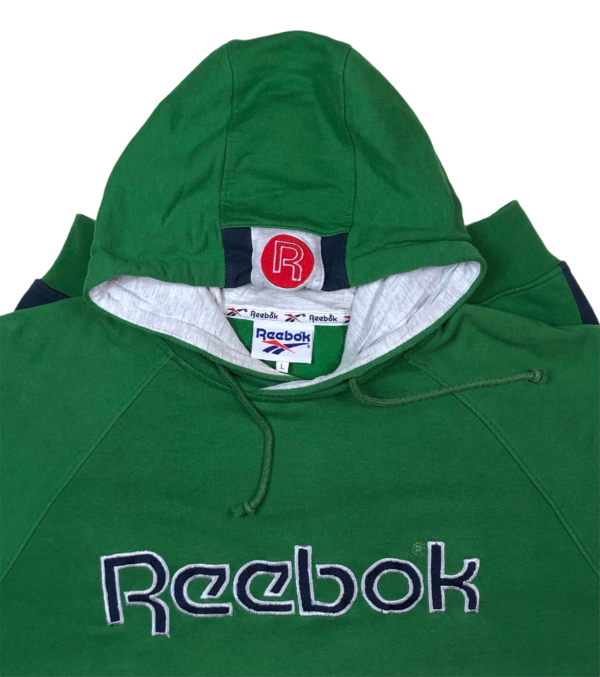 Vintage Reebok Hoodie XL-XXL - Image 2
