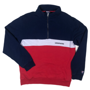 Vintage Undefeated Halfzip XLarge