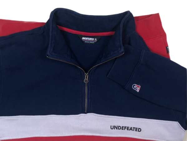 Vintage Undefeated Halfzip XLarge - Image 2