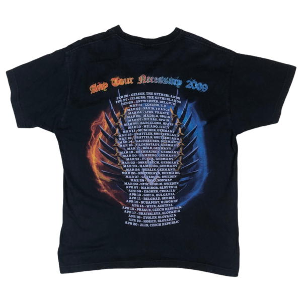 Vintage HammerFall Double Sided Tour Tee 2009 - Image 2
