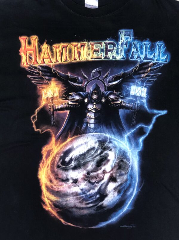 Vintage HammerFall Double Sided Tour Tee 2009 - Image 3