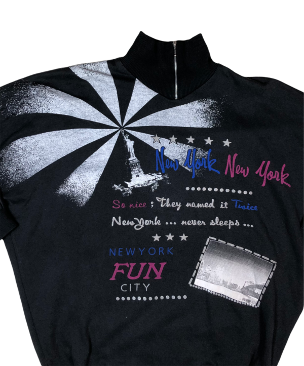 Vintage New York Statue Of Liberty Halfzip - Image 2