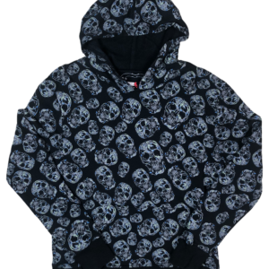 Vintage Skull Hoodie Medium