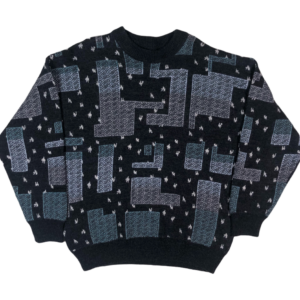 Vintage Geometric Jumper Large