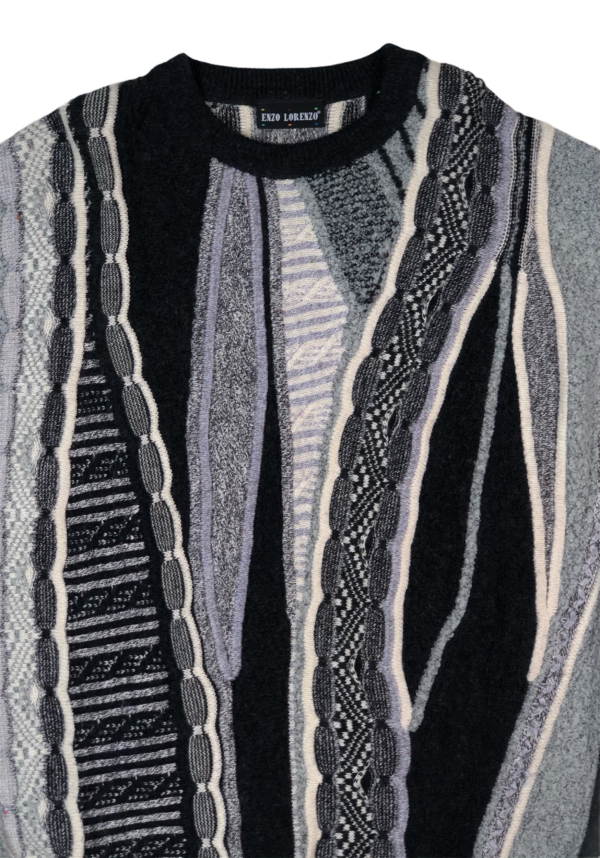 Vintage Enzo Lorenzo Coogi Style Jumper - Image 2