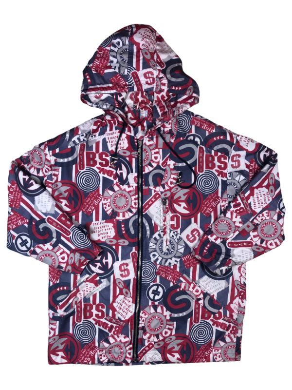 Vintage Multi Windbreaker M-L