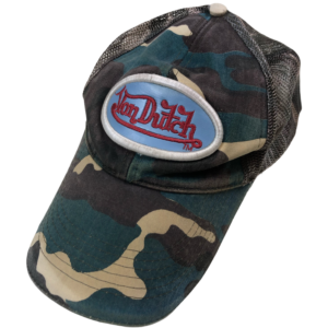 Vintage Von Dutch Camouflage Cap