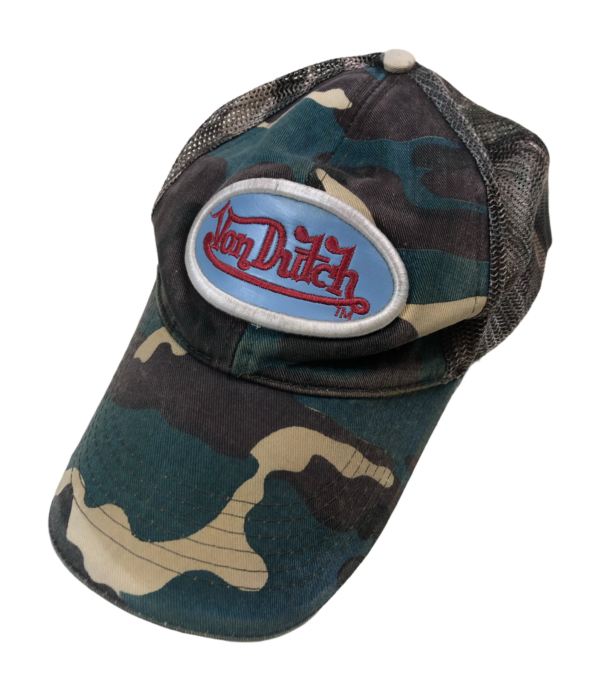 Vintage Von Dutch Camouflage Cap
