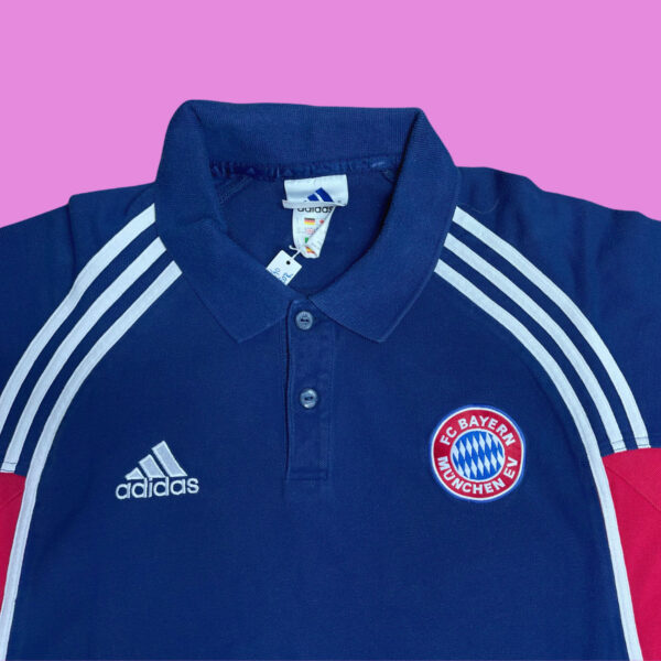 Vintage Adidas FC Bayern München Polo 2000 - Image 3