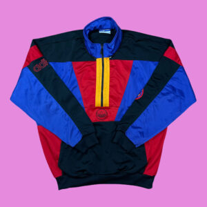 Vintage Adidas Multi Color Halfzip XL