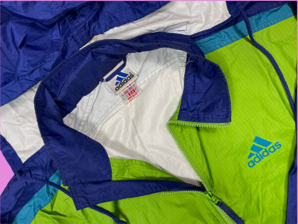 Vintage Adidas Slime Green Windbreaker - Image 3