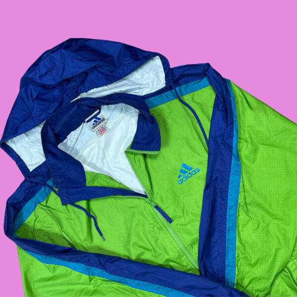 Vintage Adidas Slime Green Windbreaker - Image 2