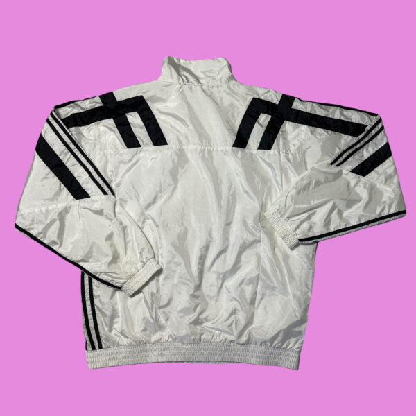 Vintage Adidas 3 Striped Windbreaker - Image 3