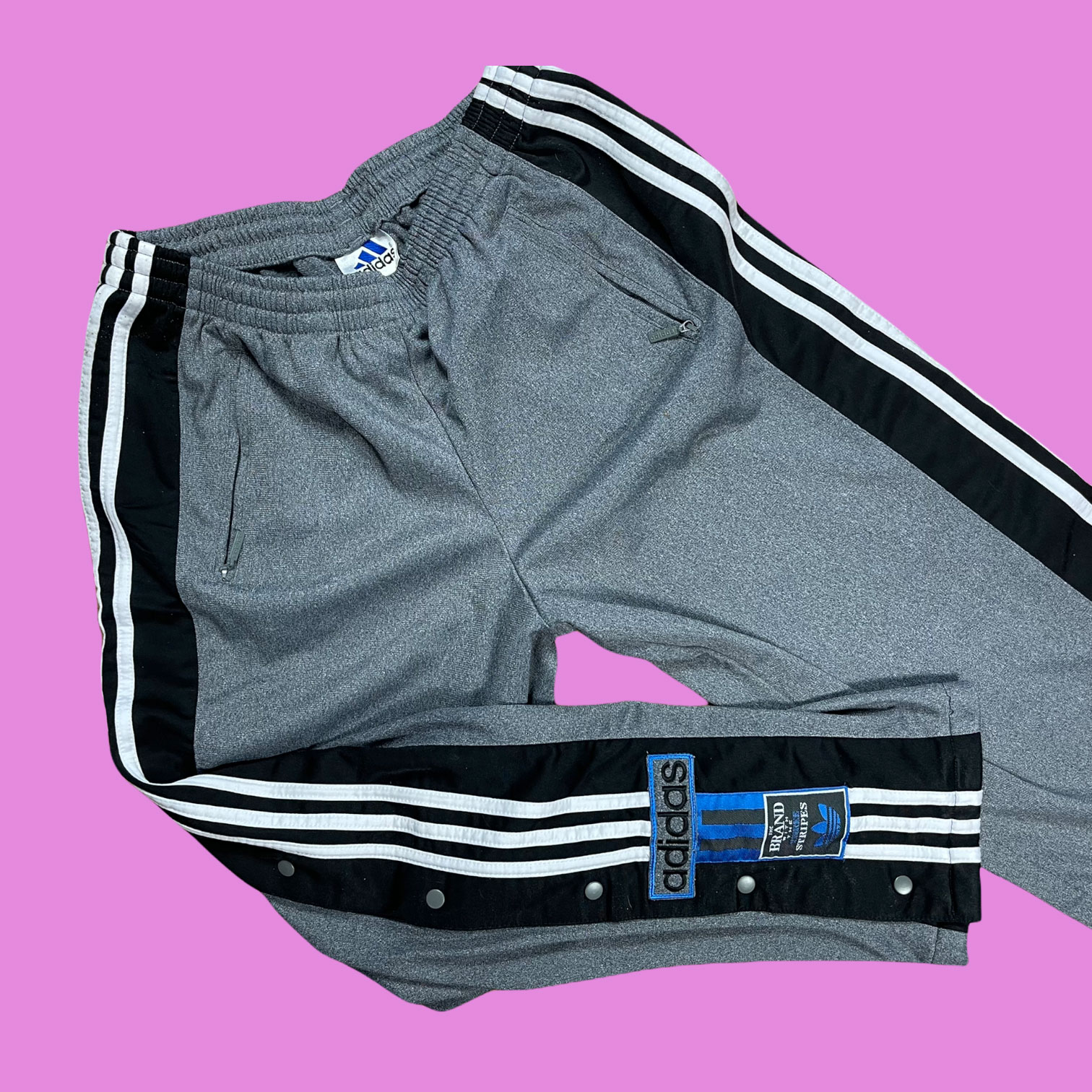 Vintage 90's Adidas Track Pants - S/M