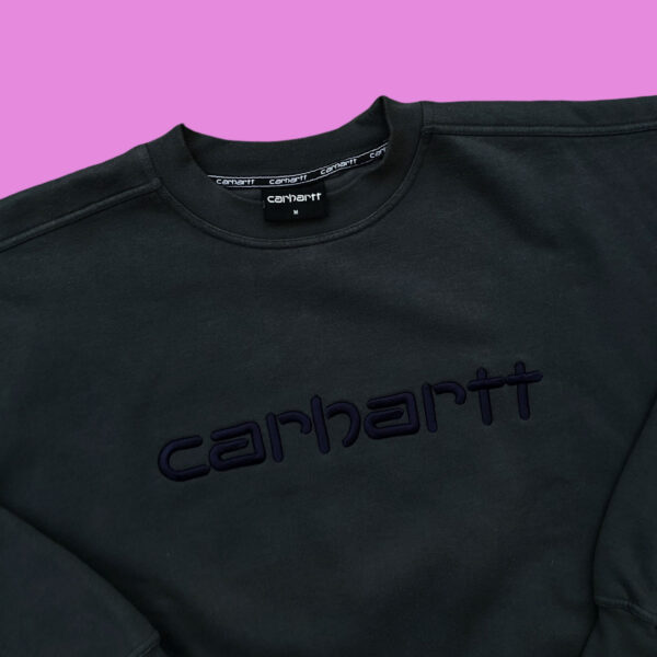 Vintage Carhartt Embroided Crewneck - Image 2