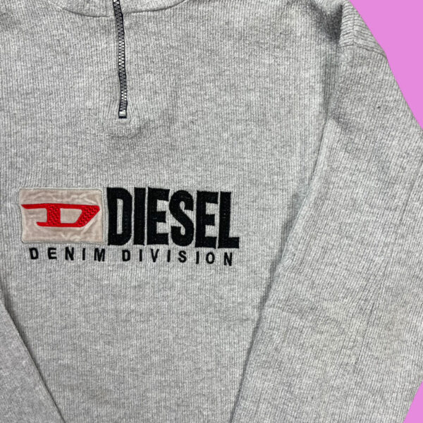 Vintage Diesel Halfzip L-XL - Image 3