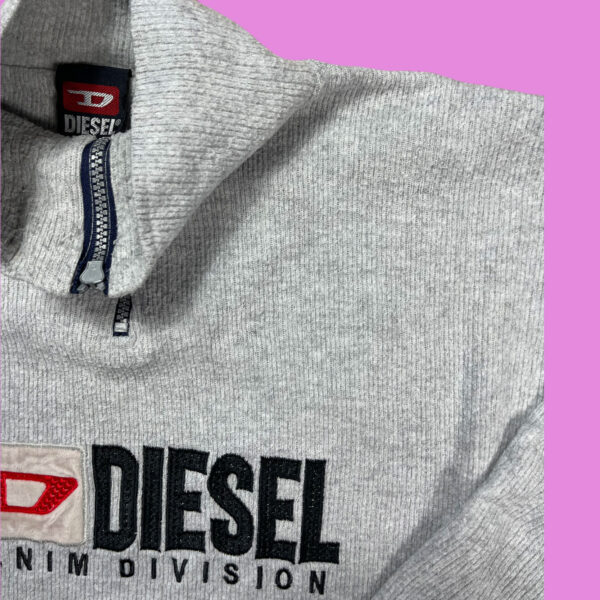 Vintage Diesel Halfzip L-XL - Image 2
