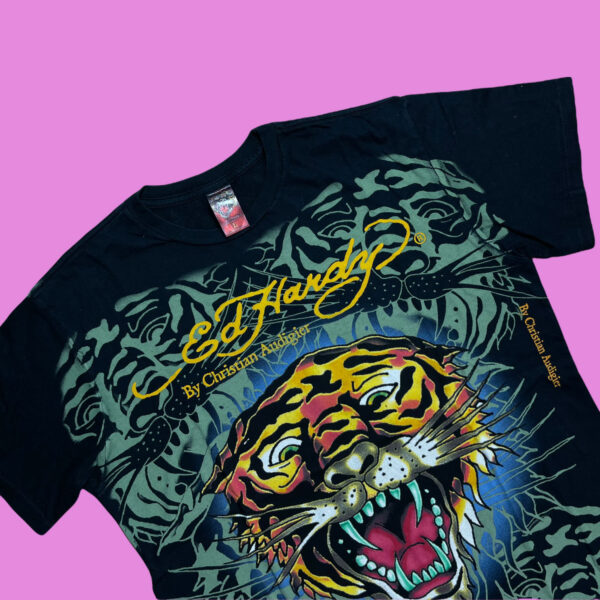 Vintage Ed Hardy Tiger T-Shirt - Image 3