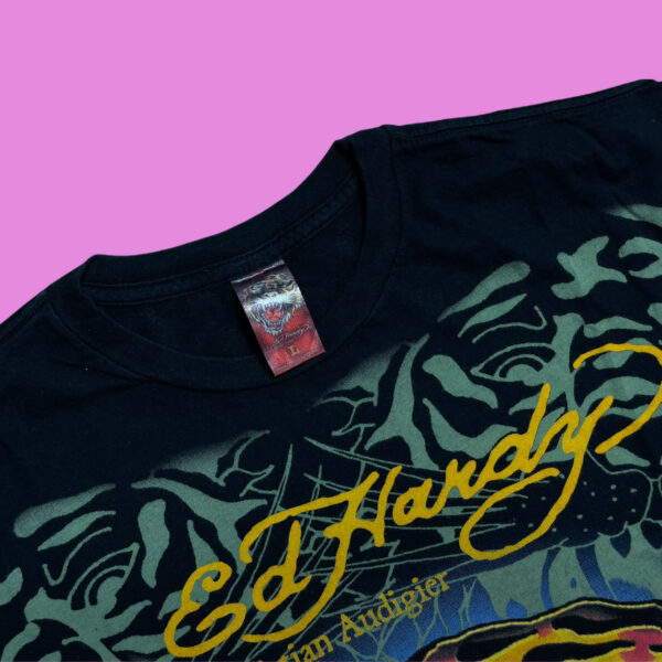 Vintage Ed Hardy Tiger T-Shirt - Image 4