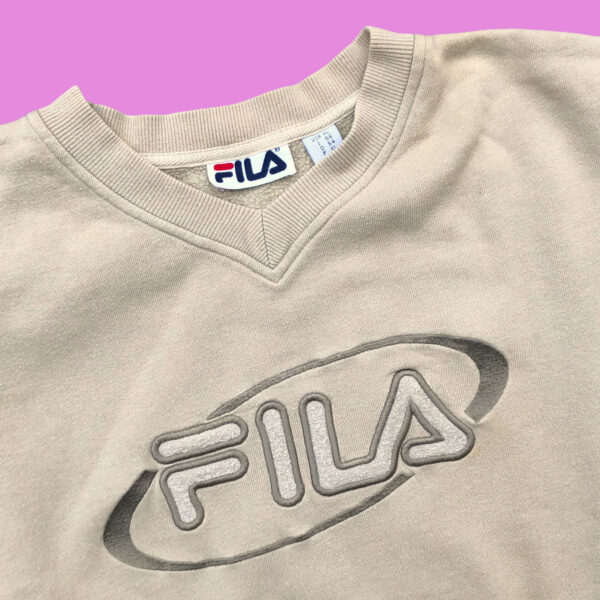 Vintage Fila Embroided Crewneck XLarge - Image 2