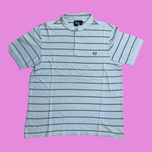Vintage Fred Perry Striped Polo XL