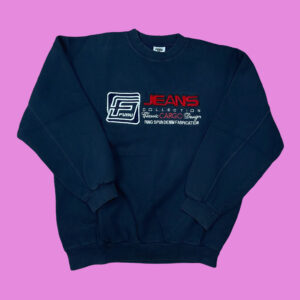 Vintage Fubu Jeans Embroided Crewneck M-L
