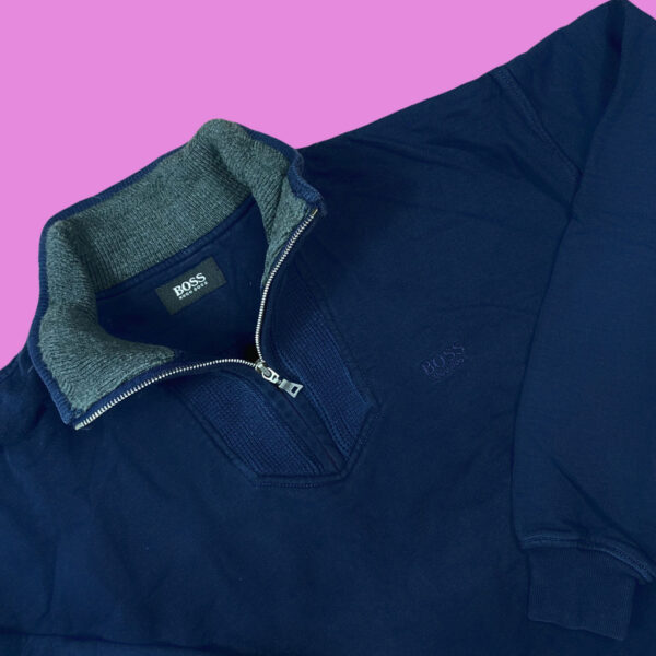 Vintage Hugo Boss Halfzip Large - Image 2