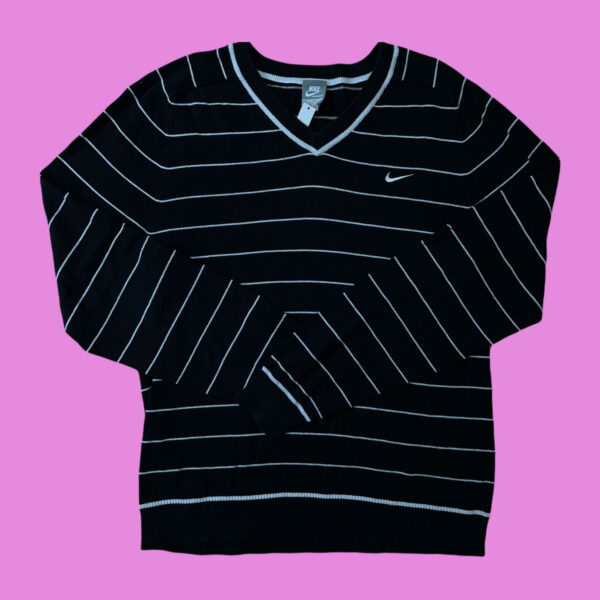 Vintage Nike V-Neck Sweater Medium