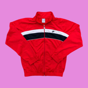Vintage Nike Paneled Track Jacket Small