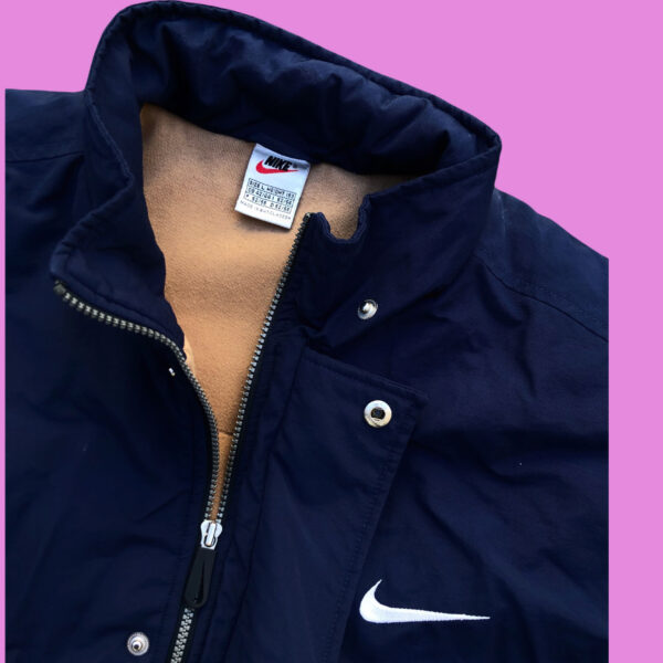 90s Nike Swoosh Warmer Jacket L-XL - Image 3