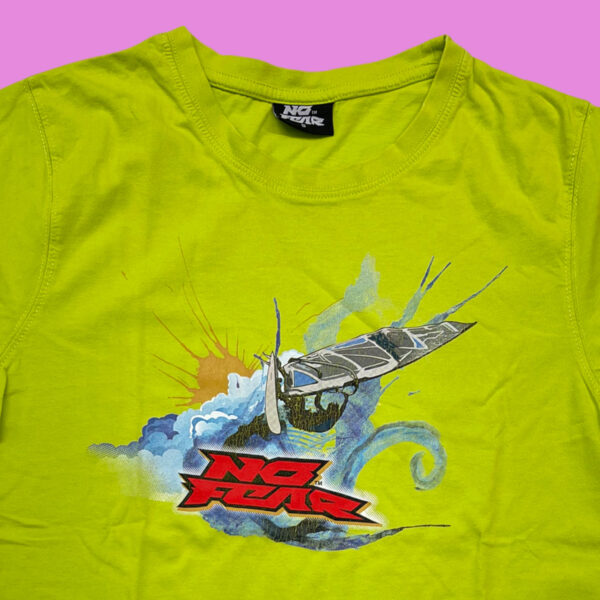 Vintage No Fear T-Shirt Small - Image 2