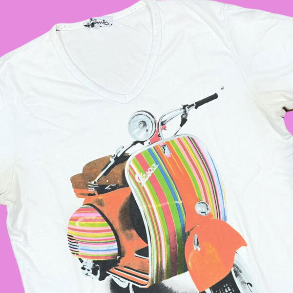 Vintage Paul Smith Vespa T-Shirt - Image 2