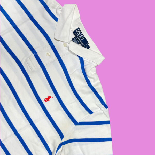 Vintage Polo Ralph Lauren Striped Polo - Image 2