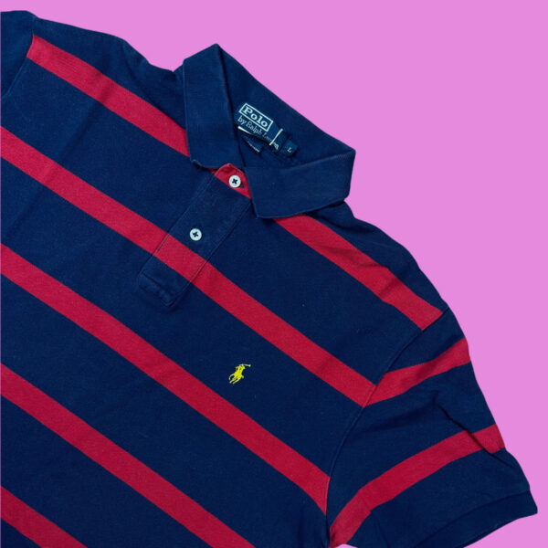 Vintage Polo Ralph Lauren Striped Polo - Image 2